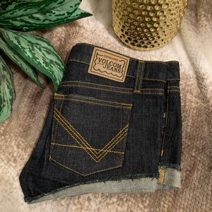 Volcom brand jean shorts